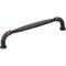 Jeffrey Alexander 128 mm Center-to-Center Brushed Oil Rubbed Bronze Chesapeake Cabinet Pull 737-128DBAC - alternate 1